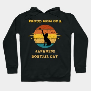 japanese bobtail cat mom Hoodie